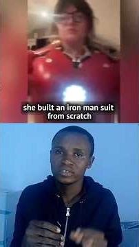 This 19-year-old built a real Iron Man suit from scrat #Marvel #IronManSuit #TonyStark #IronMan