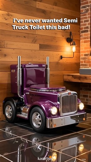 515K views · 9.1K reactions | I'm gonna need a semi truck toilet immediately!  | LuxArts | Facebook