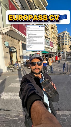 Haidar Ali on Instagram: "Europass cv 🇪🇺 #europass #facts #travelgram #mylife #mylifestyle #minivlog #mystory #vlog #reel #reels #viralreels #facebookpost #instagram #indian #instalike #instadaily #2026 #mylifestory #short #viralvideos #trending #europevisa #haidaralivlog #instareels #fbreels #facebook #facebookpage #mystory #pakistani #reellife #🇪🇺"