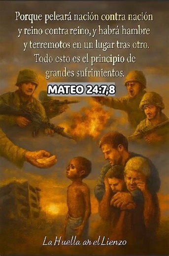 MATEO 24:7,8 TEXTO BÍBLICO