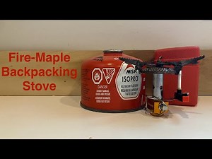 Maple-Fire Backpacking Stove Setup & Use | Lightweight Camping Gear Demo