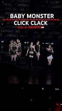 [4K] BABY MONSTER "CLICK CLACK" LIVE IN JAKARTA🇮🇩 (14/06/2025)