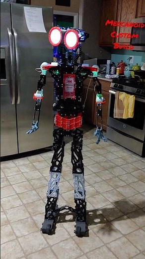 Meccanoid This is my 5ft 1inch tall custom G15 KS robot he is adult size A master a stupid dad jokes