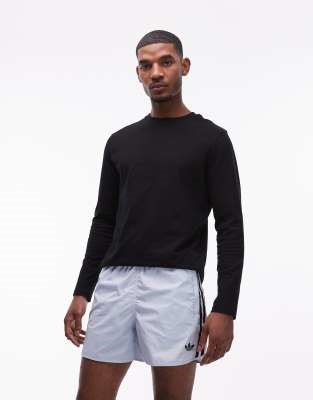 adidas Originals sprinter shorts in light blue | ASOS