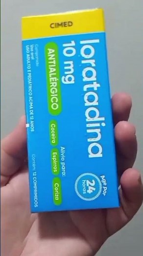 💊 Esse remédio tá na casa de quase todo brasileiro… você já tomou loratadina?