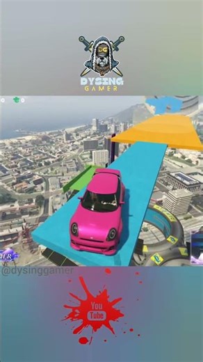 GTA V PARKOUR Skill Stunt 👌 #REELS #gta #gtav #gtaonline #shortsfeed #shorts #shortsviral