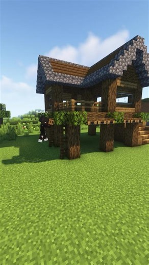 Simple Big House Building Tutorial in Minecraft Survival