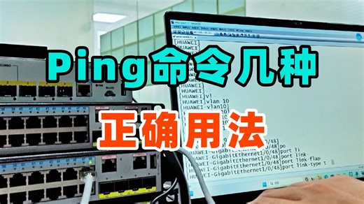真机实操：ping命令的正确用法，你都知道吗？网络工程师小白必看！