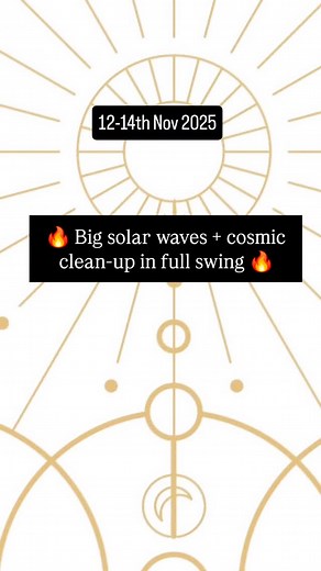 Big solar waves + cosmic clean-up in full swing  The Sun is...