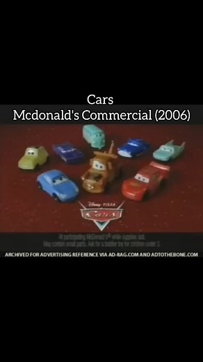 Kevin Morris💙 | Cars McDonald's Commercial (2006) #cars #mcdonaldscommercial #2000s #childhood #nostalgia #disneypixar | Instagram