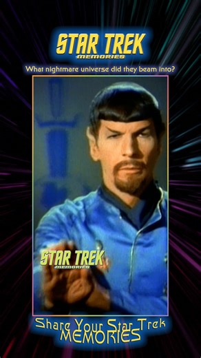 What nightmare-universe did Kirk & crew beam into?!? - STAR TREK Series: Star Trek Season: 2 Episode: Mirror, Mirror ----------------------------------------------------- STAR TREK FANS: I wrote and directed Star Trek: First Frontier, a feature-length motion picture featuring the story of the first launch of the USS Enterprise under Captain Robert April. It also features the final performance of Nichelle Nichols as Uhura in all of Star Trek. (source: IMDb) I think we were able to capture the spi