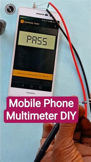 Mobile Phone Multimeter DIY #MobileMultimeter#DIYElectronics#TechHacks#WithoutMultimeter