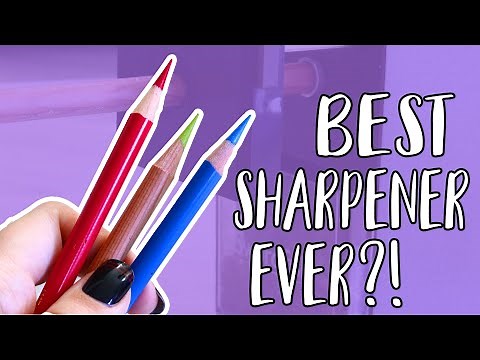 The BEST SHARPENER for COLORED PENCIL?! Swordfish IKON Review