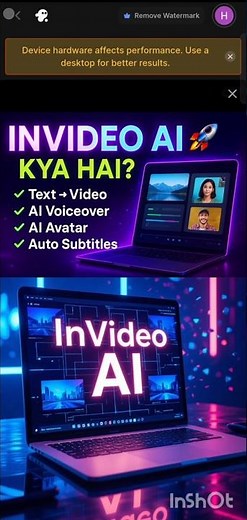 "InVideo.AI Will Replace Video Editors? 🤔 | Mind-Blowing AI Tool Review" #invideo.ai