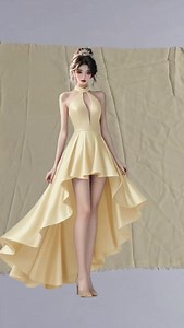 18K views · 11K reactions | Beautiful Model Dress Design ideas , High Low Dress Cutting To Stitching Easy Tricks #trending #cutting #fashion #viralvideo #sewing #babyclothes #clothingstore #clothings #cloudlovers | Noor Shidiki | Facebook