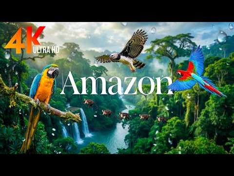 Hidden Amazon Creatures 4K 🌍 Rare Animals You’ve Never Seen Before, Nature Sounds