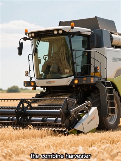 How does combine harvester work