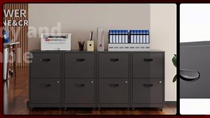 Polup 2 Drawer Rolling File Cabinet on Wheels, Mobile Two Drawer Filing Cabinet with Lock, Small Files Cabinets for Under Desk, Metal Filing Cabinets for Letter Size Folders, Pink - Assembly Required