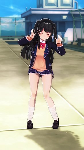 月ノ美兎のGirlish Lover MMD動画