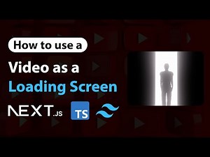 How to use Video as a Loading Screen | Video Reveal Loading Screen in Next js TypeScript, Tailwind
