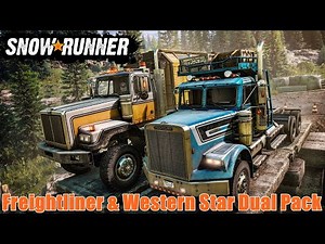SnowRunner - Freightliner and Western Star Dual Pack | GAMEPLAY - 4K 60FPS