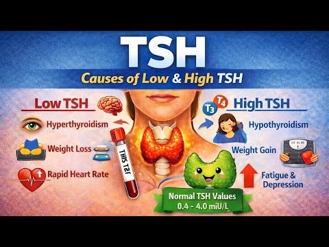 TSH Normal Range Explained: Causes of High and Low TSH Levels & Hypothyroidism