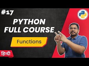 Functions in Python : Python Full Course in Hindi 2023 | Tuffle