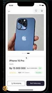 Online Store (Step2-Detail Product) Flutter Speed Code #tokoonline #stepbystep #mobiledev #iosdev