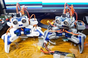 Arduinoで動かす4足歩行ロボット製作ノート！Arduino学習に便利なロボくんなので使って下さい！【STLデータ公開】