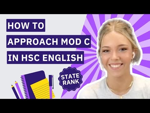 A State Rank Achievers Approach to Module C in HSC English