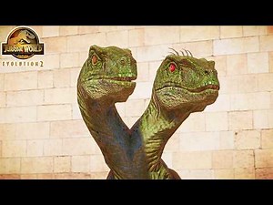 Jurassic World Rebirth: 2-Headed Raptor Dinosaur Showcase from JWE2
