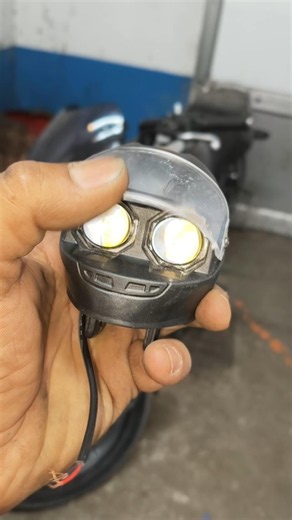 helmet design fog light LED #led #fogled #modified #bikeaccessories