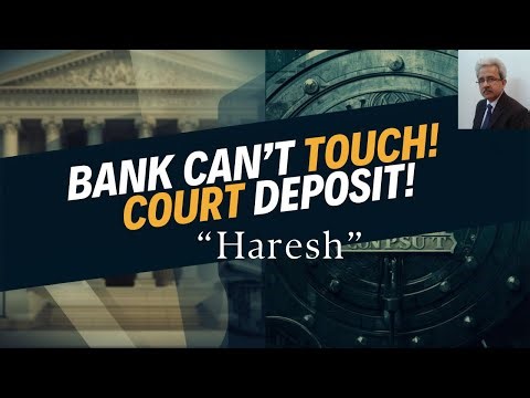 BANK CAN’T TOUCH COURT DEPOSIT!
