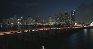 Traffic Jam On Miami Highway Night Stock Footage Video (100% Royalty-free) 1111250293 | Shutterstock