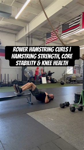 Rower Hamstring Curls | Hamstring Strength, Core Stability & Knee Health #strengthtraining