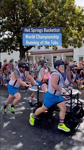 Hot Springs Bucketlist | World Championship Running of the Tubs