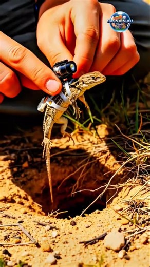 What’s Inside a Lizard’s Burrow? | Hidden Underground Worlda #terriblelizards #miniature