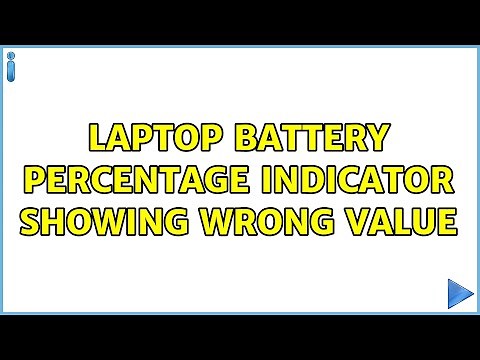 Laptop battery percentage indicator showing wrong value (2 Solutions!!)