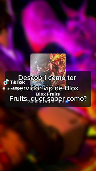 tutorial de como ter servidor vip de blox fruita, blox fruits private server #bloxfruits #bloxfruitsprivateserver #bloxfruitsroblox