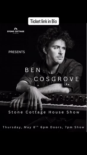 Come join us for an intimate Stone Cottage House Show with composer and instrumentalist @bencosgrovemusic. Mix and mingle and then settle in for a beautiful music experience— Ticket link in our Bio! #artist #music #livemusic #bouldermusicscene #musicvideo #musician #singer | Stone Cottage Studios | Facebook