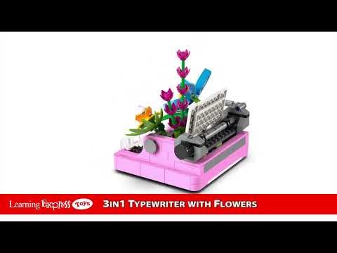 LF31169 LEGO Creator 3in1 Typewriter with Flowers 02