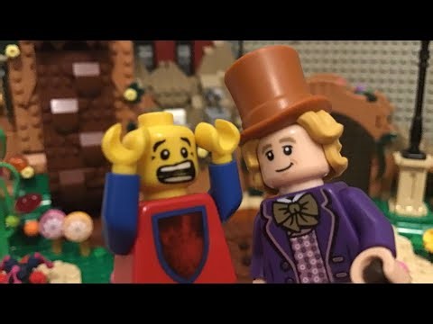 Lego man steals chocolate