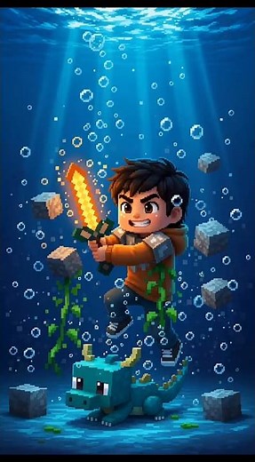 Teeto Ko Underwater Minecraft Mein Baby Dragon Mila! | Teeto World
