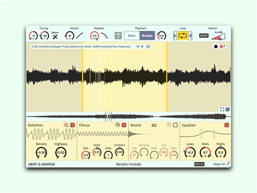 Just a Sample, un sampler gratuito y de código abierto con un toque experimental