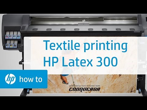 Textile Printing | HP Latex 300 Printer | HP