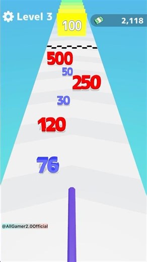 Number Master ( Lv 3 )C#shorts #numberrun #numbermaster #funnyvideo