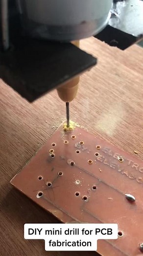 DIY Mini Drill for DIY Driving Simulator Button Box PCB Layout