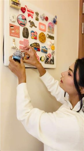 My Magnets Collection 😱 #crafteraditi #collection #shorts #unboxing #magnet ‪@CrafterAditi‬