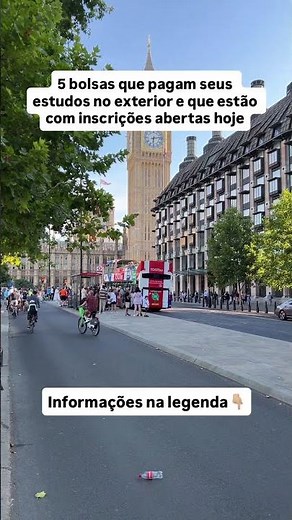 5 bolsas que pagam seus estudos no exterior e que estão com inscrições abertas hoje