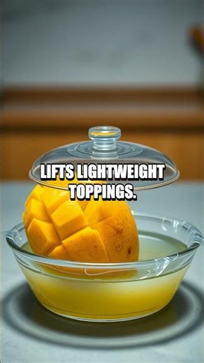 The Mango Gravity and Caramel Cloud Experiment #science #facts #didyouknow #funny #mango